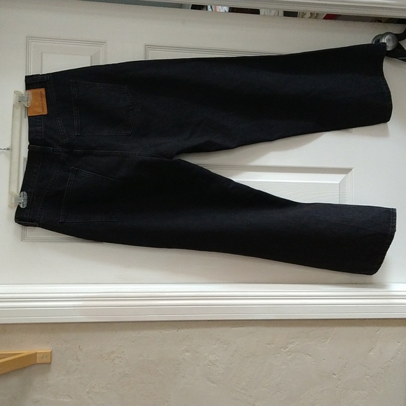 Denim Forum black high waisted flare "Farrah" jeans. - Picture 4 of 6